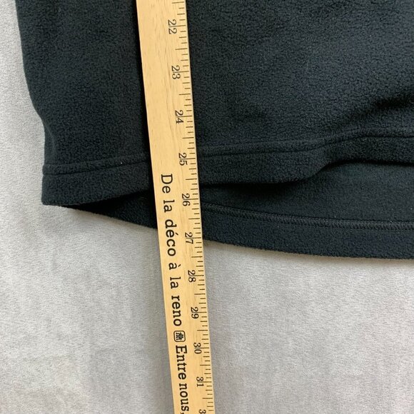 Vintage Spyder Mens Sweater Medium Black Fleece 1/4 Zip Long Sleeve Lightweight - Picture 8 of 10